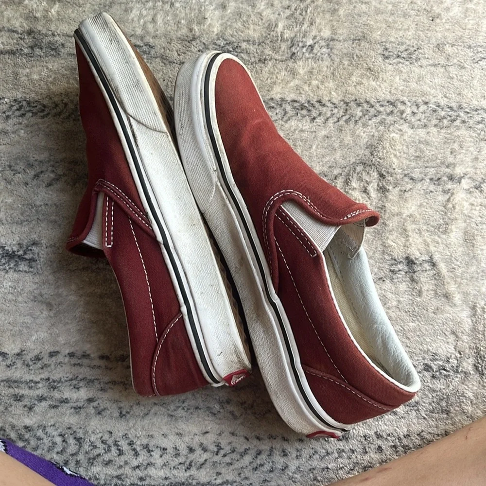 Maroon vans